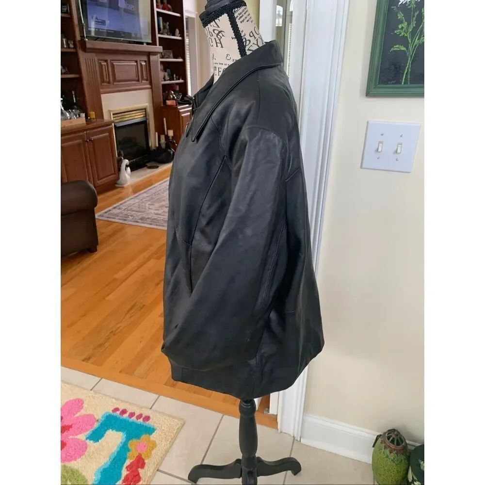 Style & Co Leather Jacket - Picture 3 of 14